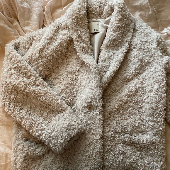 Wilfred Free Plush Jacket - Picture 3 of 4